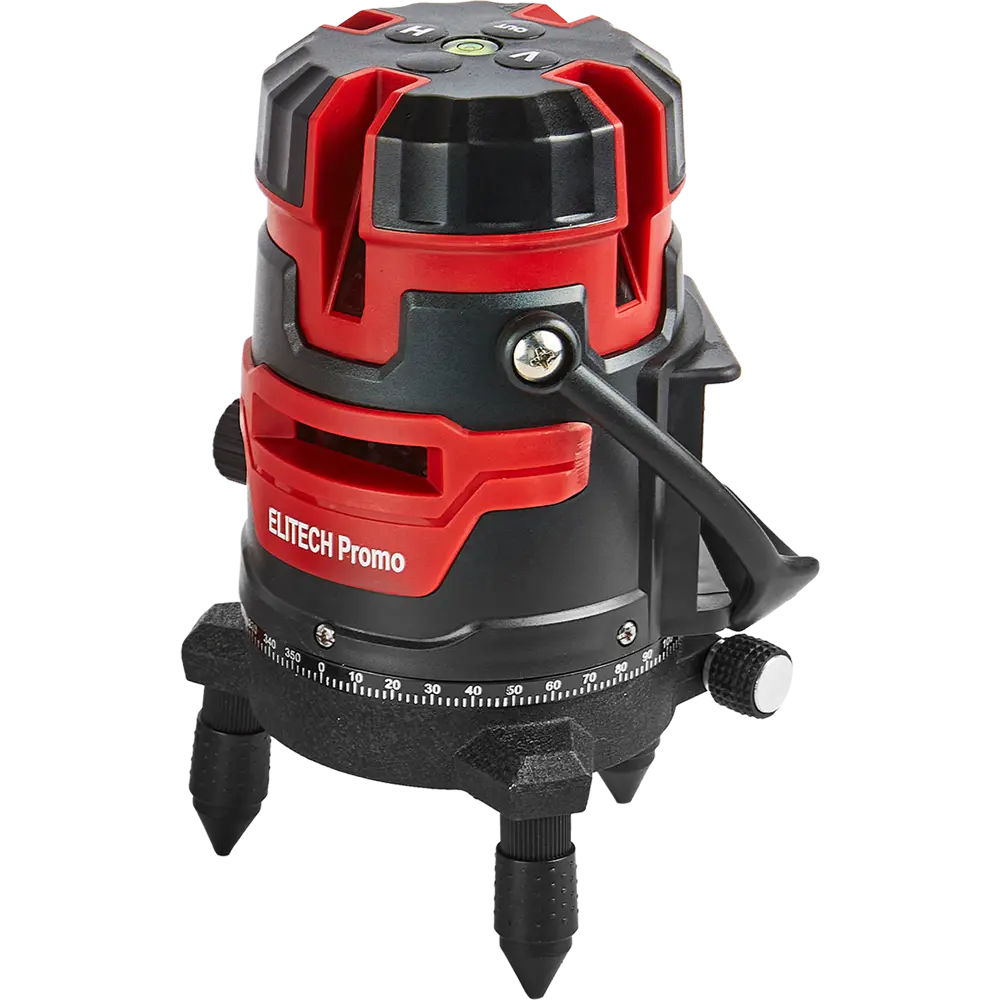 Лазерный нивелир Elitech ЛН5/4В с 5 проекциями для точного монтажа 89202614 STLM-1451987