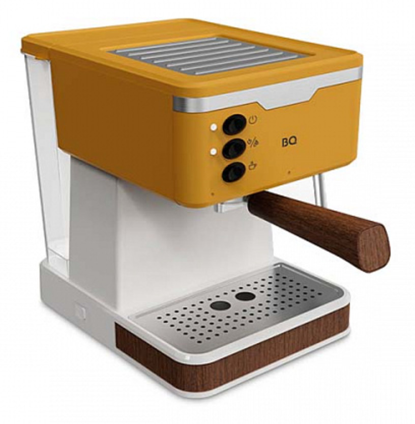 9116156 Кофеварка рожковая BQ CM2006 Yellow желтый STDN-0019703