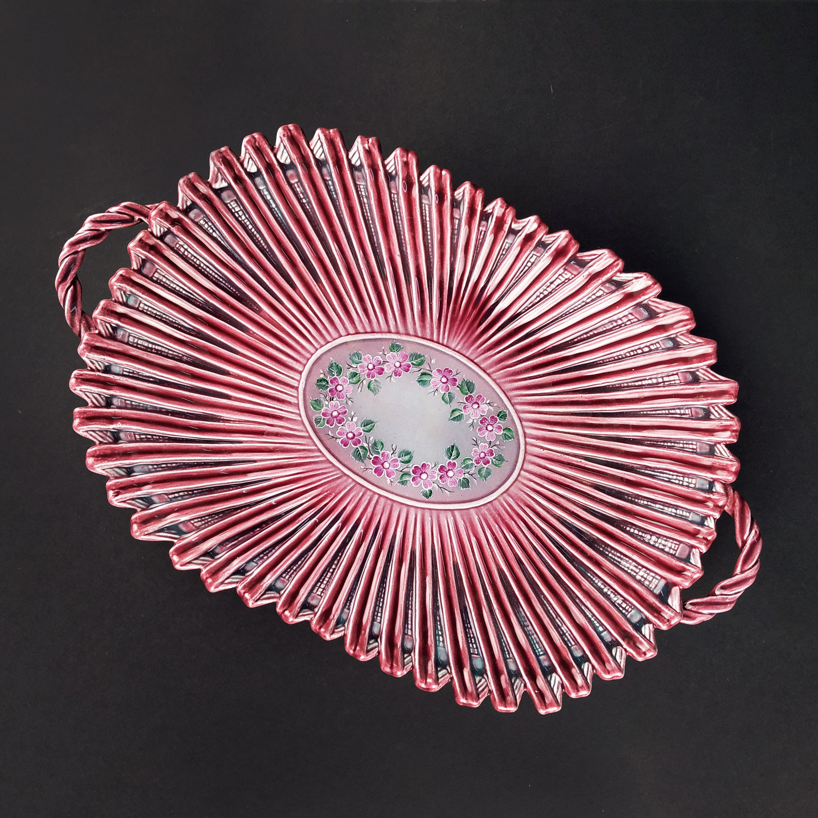 Хлебница (роспись) Голубые ландыши PROVANSFAIENCE sun-id-994573 - Вид №3