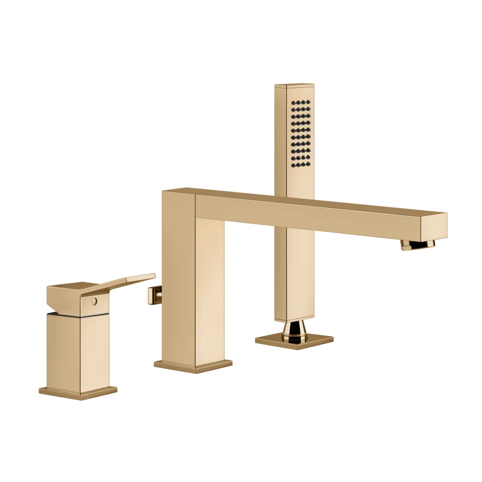 Смеситель для ванны-смеситель для душа 53037 735 Gessi Rettangolo k ТЕПЛАЯ БРОНЗА PVD 53037735