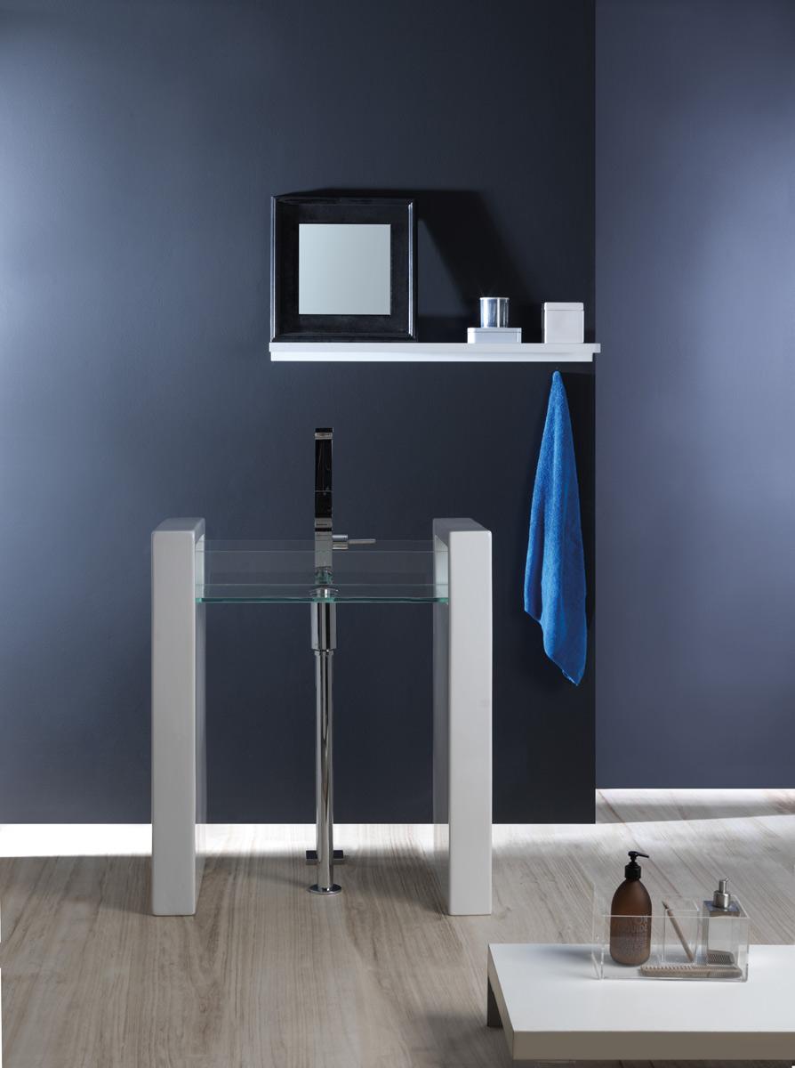 GLLACOL60BW0 Напольная раковина стоящая GSG CERAMIC GLASS - Вид №2