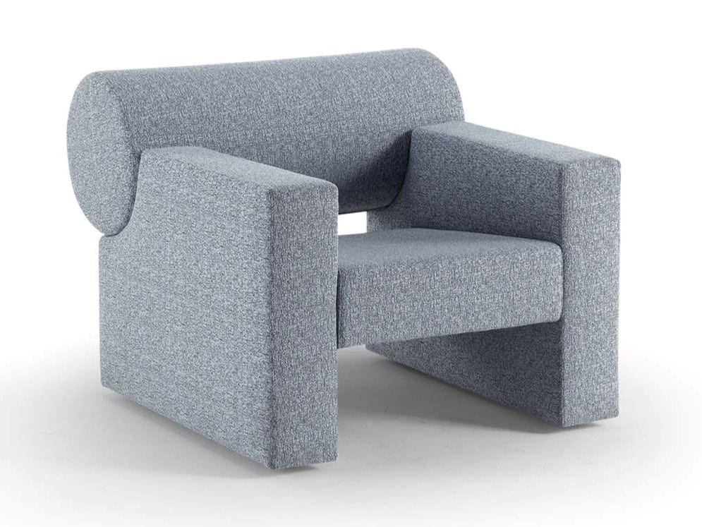 Акустическое тканевое кресло с подлокотниками Caimi Brevetti цилиндр ARCH-00136816