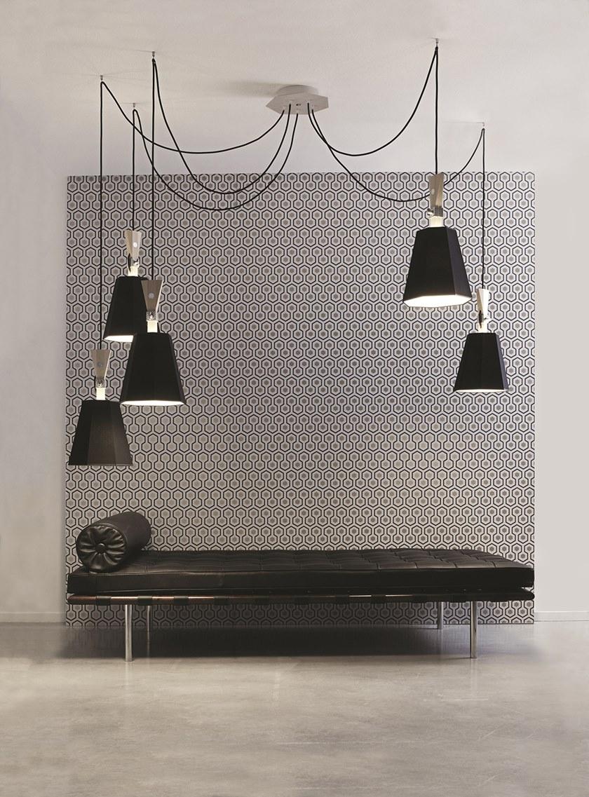 designheure Подвесной светильник из ткани Luxiole Lu5plapmo - Вид №2