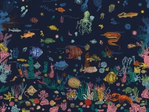 Moustache Обои на стену Domestic Ndl057