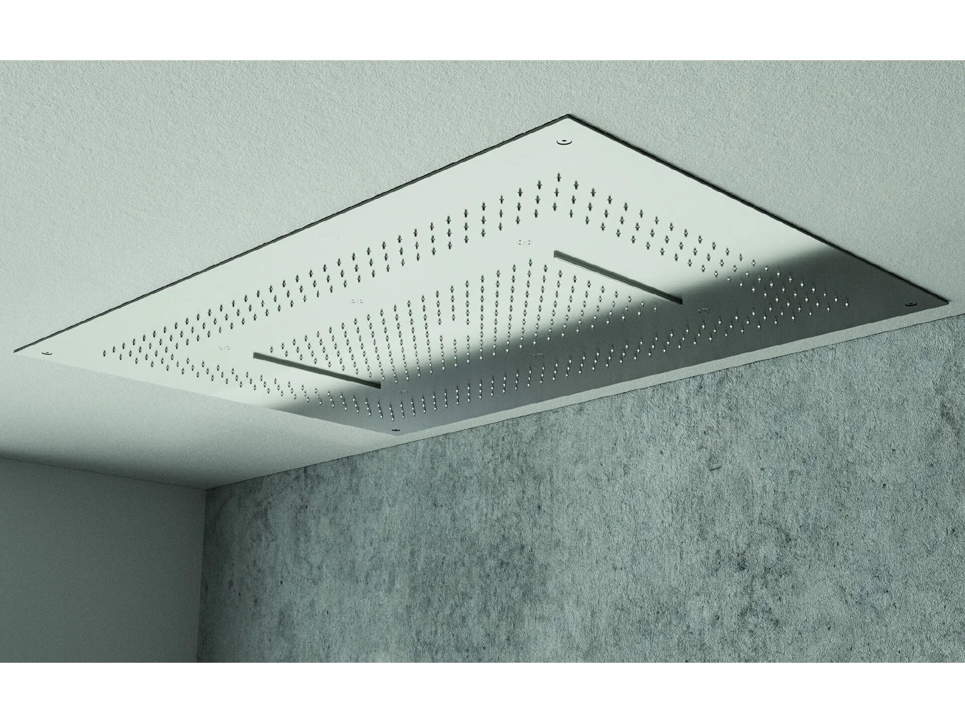 Прямоугольная потолочная душевая головка из нержавеющей стали Aquademy One Spa ARCH-00058438