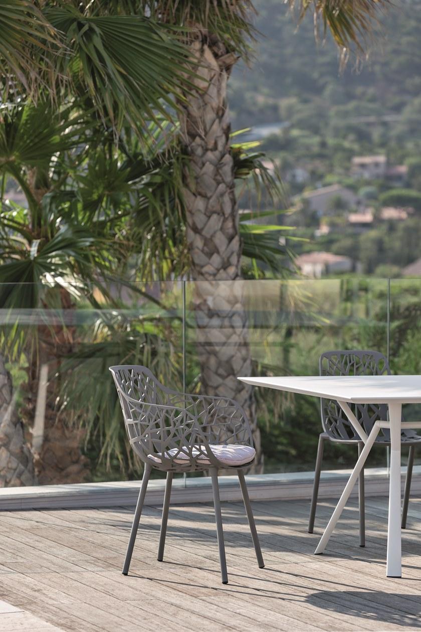 FAST Прямоугольный алюминиевый садовый стол Radice quadra sun-id-1491068 - Вид №2