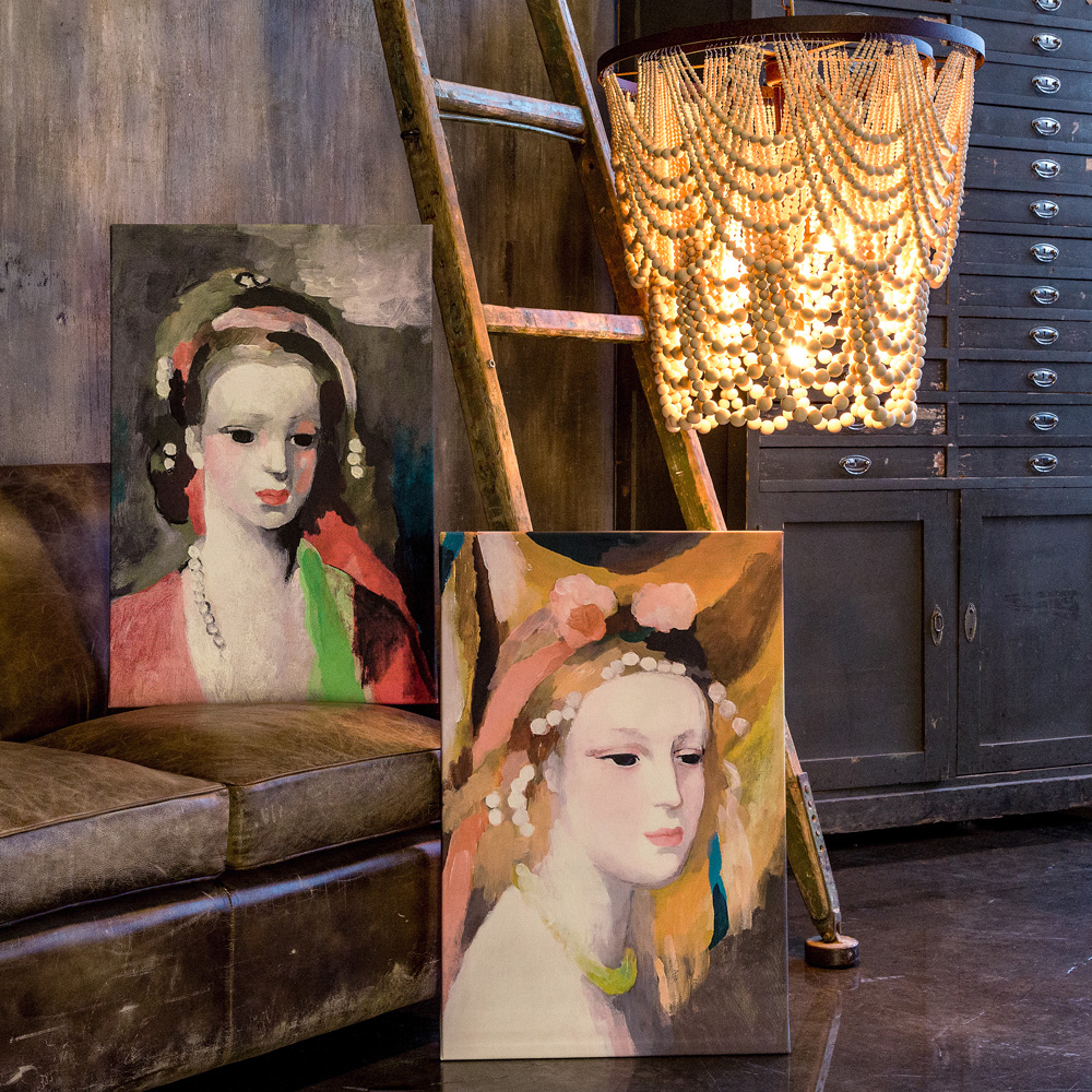 896518922_2628 Картина «Девушка в бусах» (холст, галерейная натяжка) Object Desire  - Вид №1