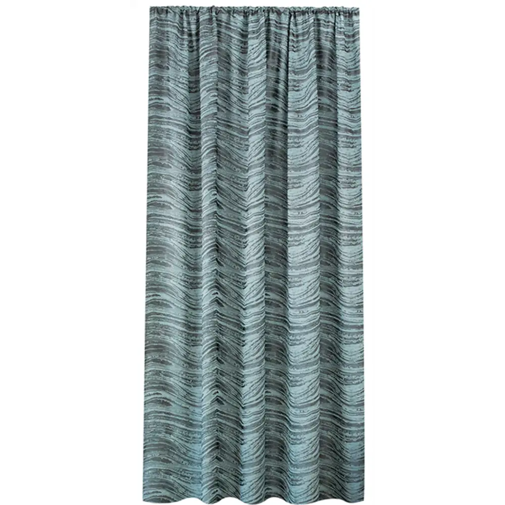 Штора на ленте Волны 28986 160x260 см цвет бирюзовый AMORE MIO STLM-2026792