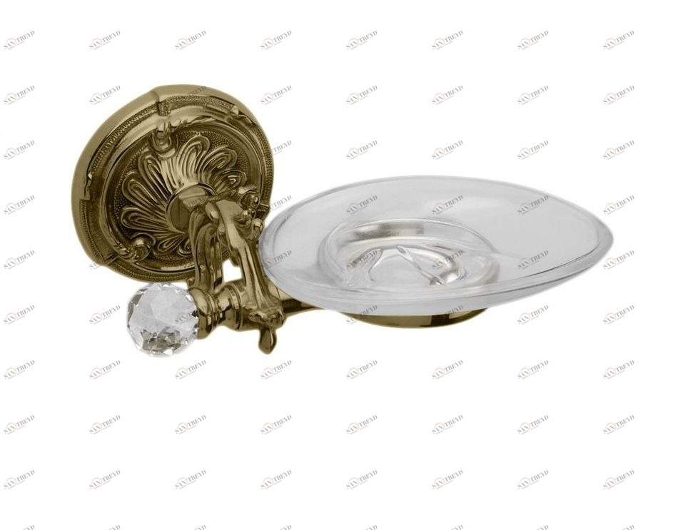 Мыльница подвесная, керамика ART&MAX BAROCCO CRYSTAL AM-1786-Br-C 