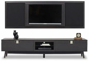 Enza Home Оборудованная стена из массива дерева с подставкой под телевизор Navona