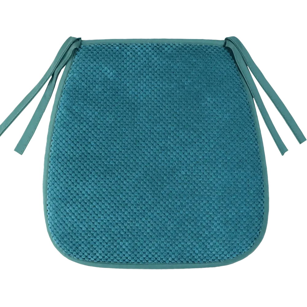 Галета для стула Linen Way Цитус 38/27x40x3 см цвет бирюзовый 84491311 STLM-2197437 