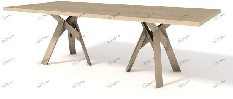 Calligaris Прямоугольный стол из дуба sun-id-1480695