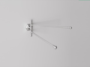 Металлический держатель для полотенец