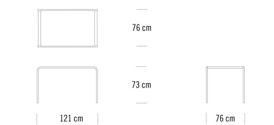 Прямоугольный стол THONET S 285 ARCH-00093206 - Вид №2