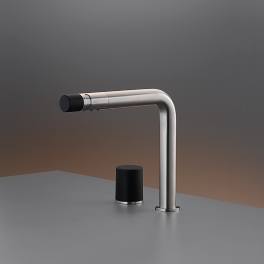 два отверстие прогрессирующий смеситель с поворотным носиком для H. хлынуть поток 220 мм. Цветные TechnoGel® ручки  UDT12 CEADESIGN  - Вид №2