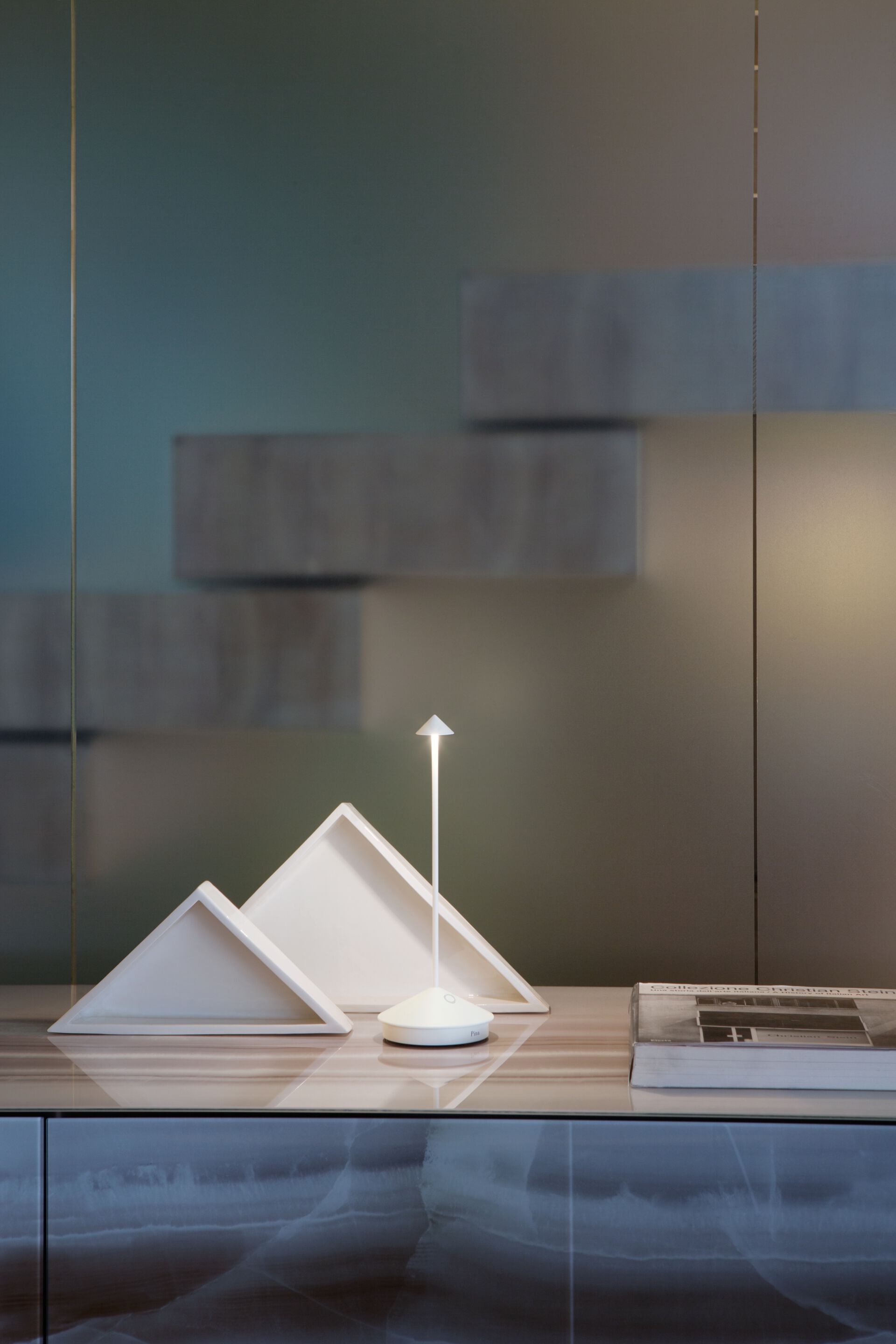 Аккумуляторная настольная лампа Zafferano Pina ARCH-00130153 - Вид №11