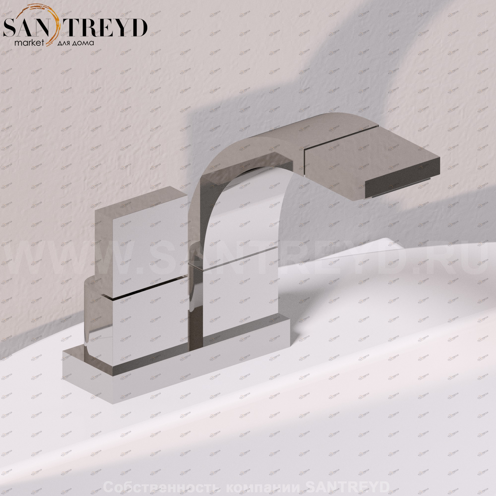 Flaminia IO e SI Смеситель для раковины хромированный SI2023 Ceramica Flaminia