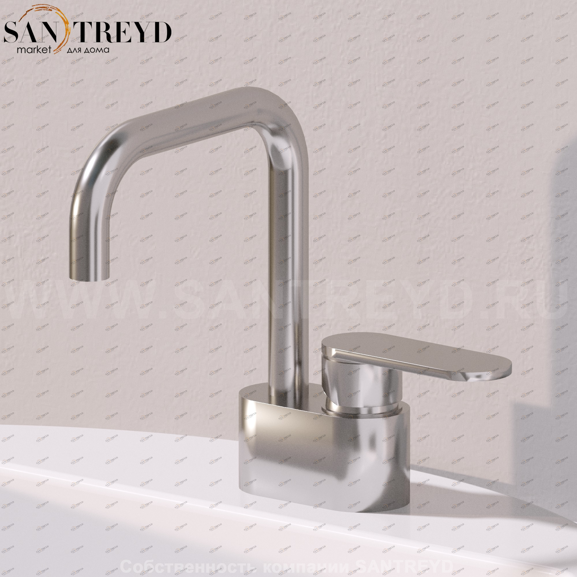 Flaminia X1 Смеситель для раковины хромированный X13055 Ceramica Flaminia