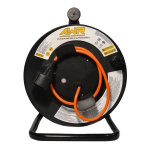 Удлинитель на катушке 3x1.5 40 м 1 розетка 3500 Вт с заземлением цвет оранжевый