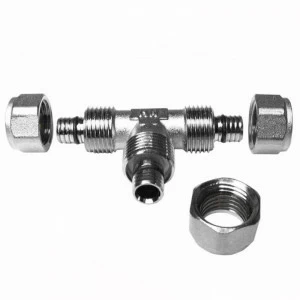 Тройник обжим с оловянным покрытием HENCO 16