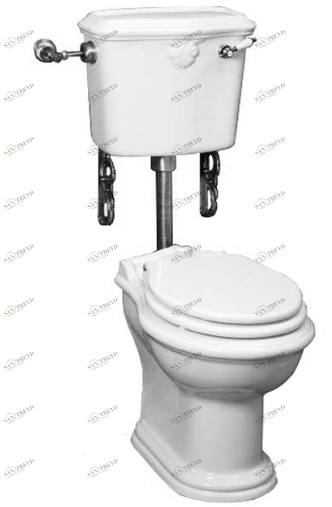 ML.IMP-25.311.BI/ML.IMP-25.318.BI/ML.RIC-29.045.CR/ML.OLV-29.015/ML.OLV-29.013/ML.RIC-29.040.BI.CR Компакт унитаз с бачком Хромированный Migliore  Италия 