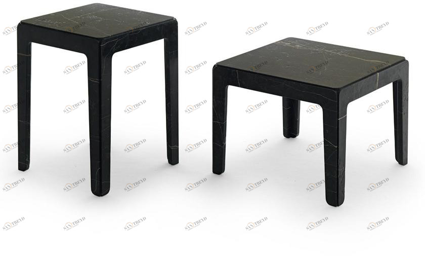 EPÒNIMO Квадратный мраморный журнальный столик Rock Rk006/007