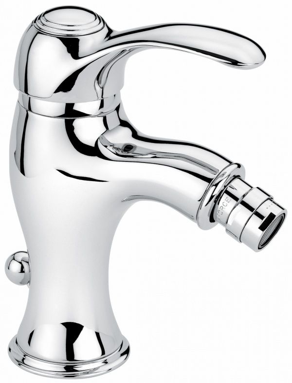 22004BO Смеситель Harmony с донным клапаном для биде, цвет белый-золото EMMEVI