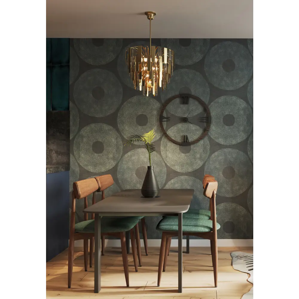 Ваза Evis Матильда Пять вечеров цвет черный глянец STLM-2077616 - Вид №2