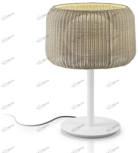 BOVER Настольная лампа из синтетического волокна Fora sun-id-1428648