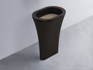 AMLA65-LV+AMPILO-AN+AMCOLO-LV Раковина Amedeo Ovale отдельностоящая cielo Enjoy + Amedeo