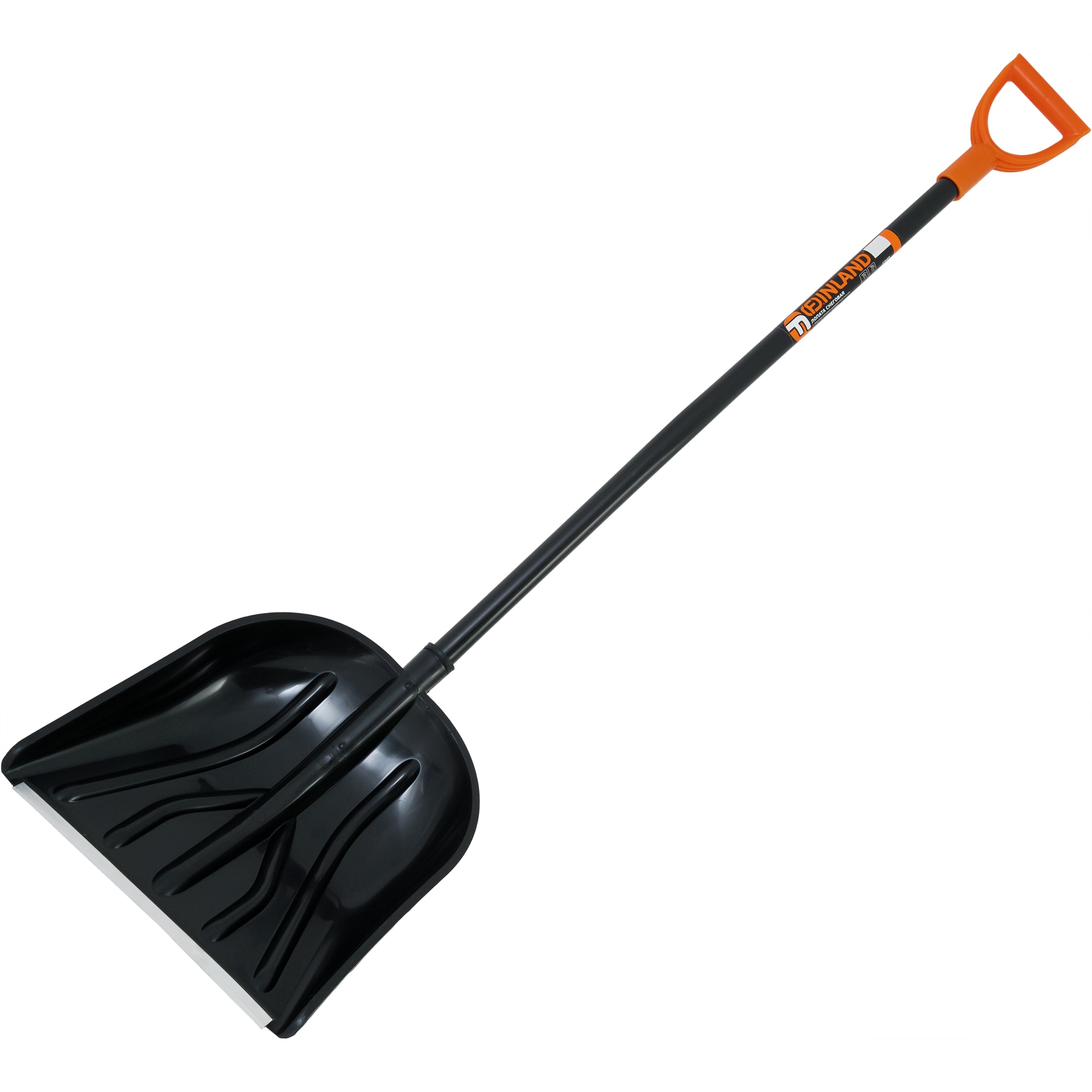 82891659 Лопата снеговая Finland 1948 с металлическим черенком 152 см Santreyd 