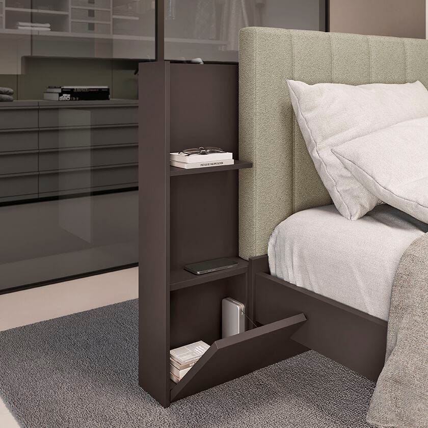 Деревянная двуспальная кровать с мягким изголовьем Febal Casa VENICE ROYAL ARCH-00077898 - Вид №2