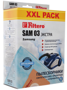 1087814 Комплект пылесборник и фильтр Filtero SAM 03 XXL PACK STDN-0135721