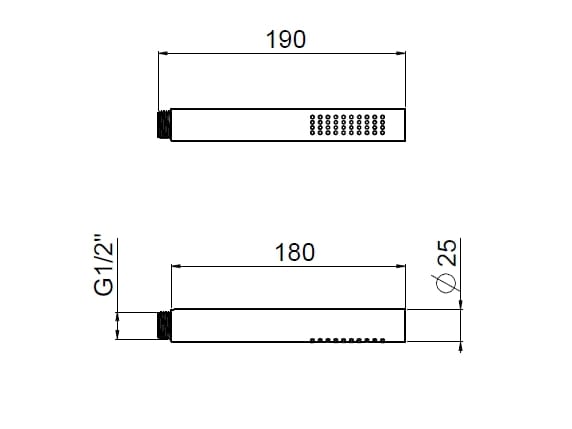 Ручной душ из нержавеющей стали CARIMALI Navis ARCH-00022208