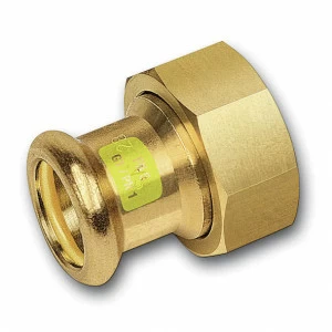 1113601578 SANHA 11360G пресс-фитинг газ, бронза, разъемн.соед.самоуплотн. 15x7/8 мм