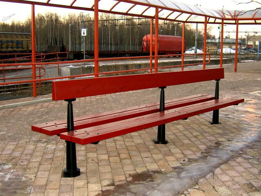 Nola Industrier Скамья из МДФ со спинкой sun-id-1504704