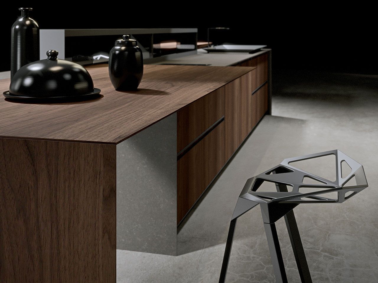 Встроенная кухня с островом Arrital AkB_08 ARCH-00084199 - Вид №3