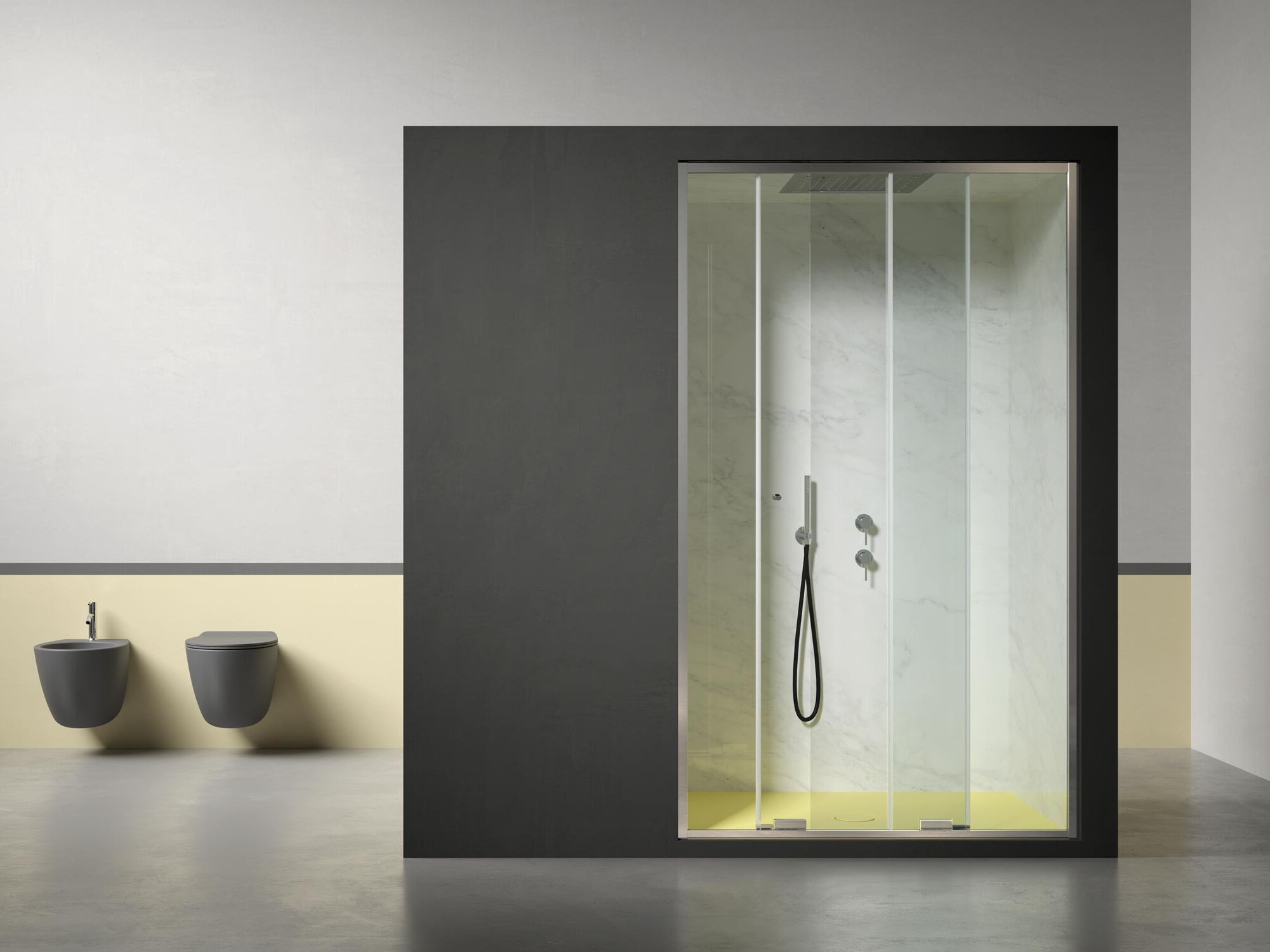 Нишевая душевая кабина с раздвижной дверью Domus Falerii Domuspa ARCH-00041623
