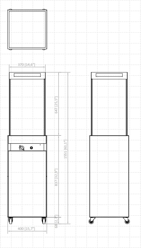 Отдельно стоящий открытый камин Planika ARCH-00073473 - Вид №1