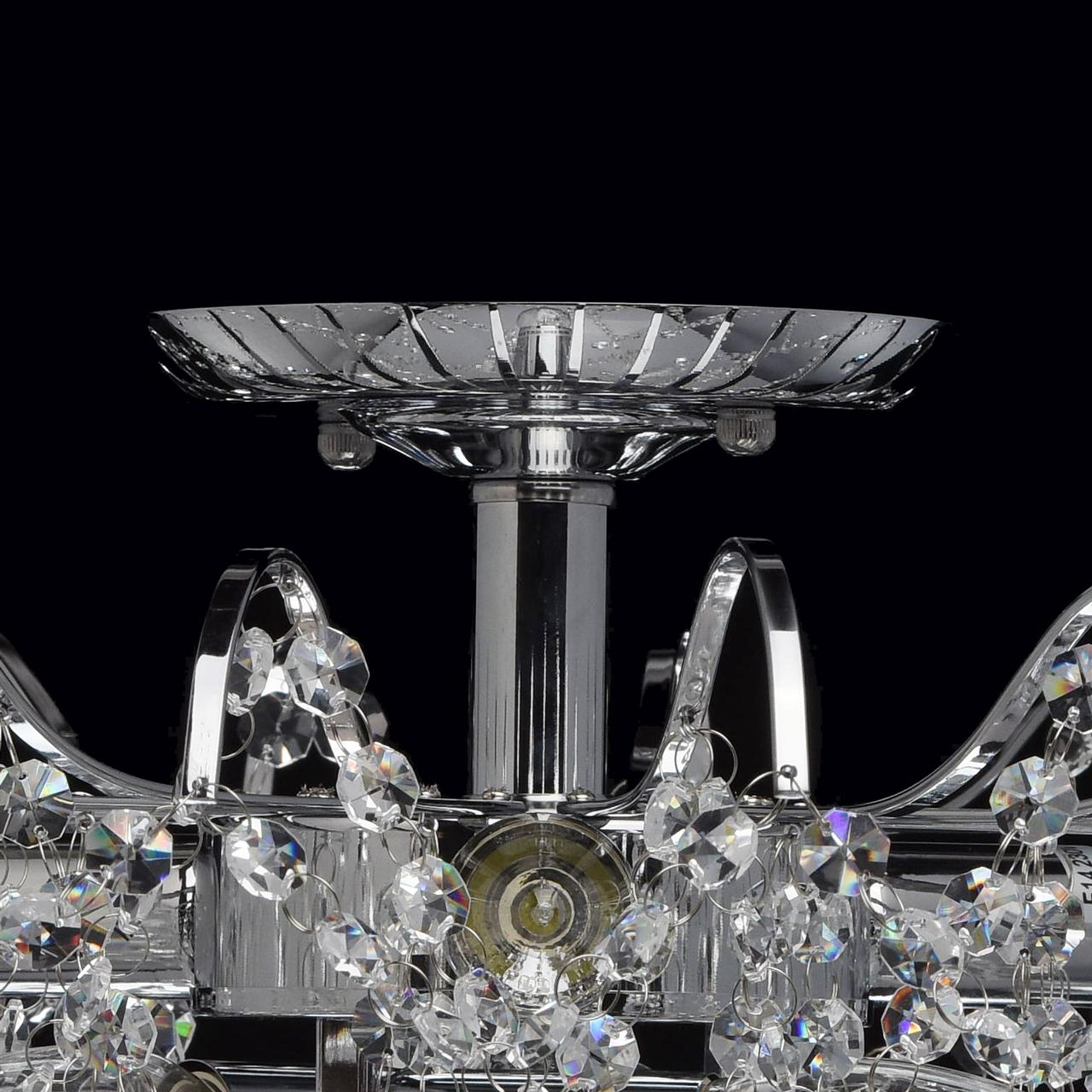 Потолочная люстра MW-Light Бриз 464017306 MW-LIGHT ДИЗАЙНЕРСКИЕ, БРИЗ 181538 Хром  - Вид №2