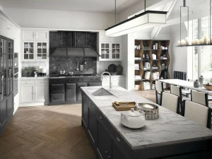 Marchi Cucine Встроенная кухня в современном стиле с островом с ручками Artis