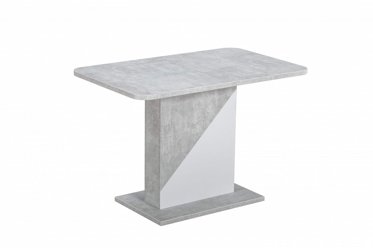 Стол обеденный раздвижной 110-145 см бело-серый Accent STOOL GROUP  00-3958851 Белый;серый  - Вид №2