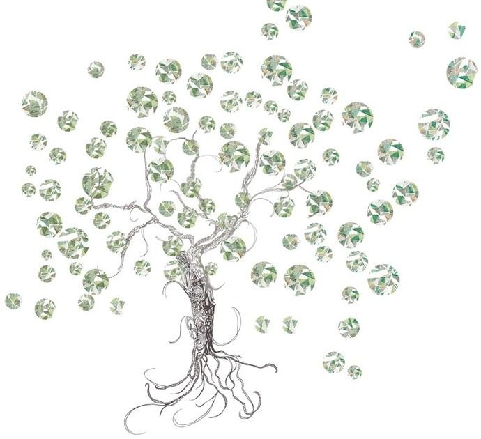 Wall&decò Обои с цветочными мотивами Contemporary wallpaper 2012 sun-id-1392119 - Вид №2