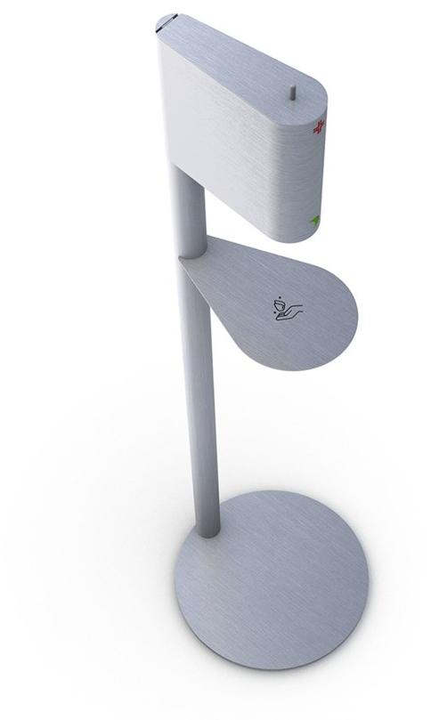 Vela Arredamenti Инфракрасный дозатор дезинфицирующего геля из металла Elite sun-id-1506389 - Вид №3