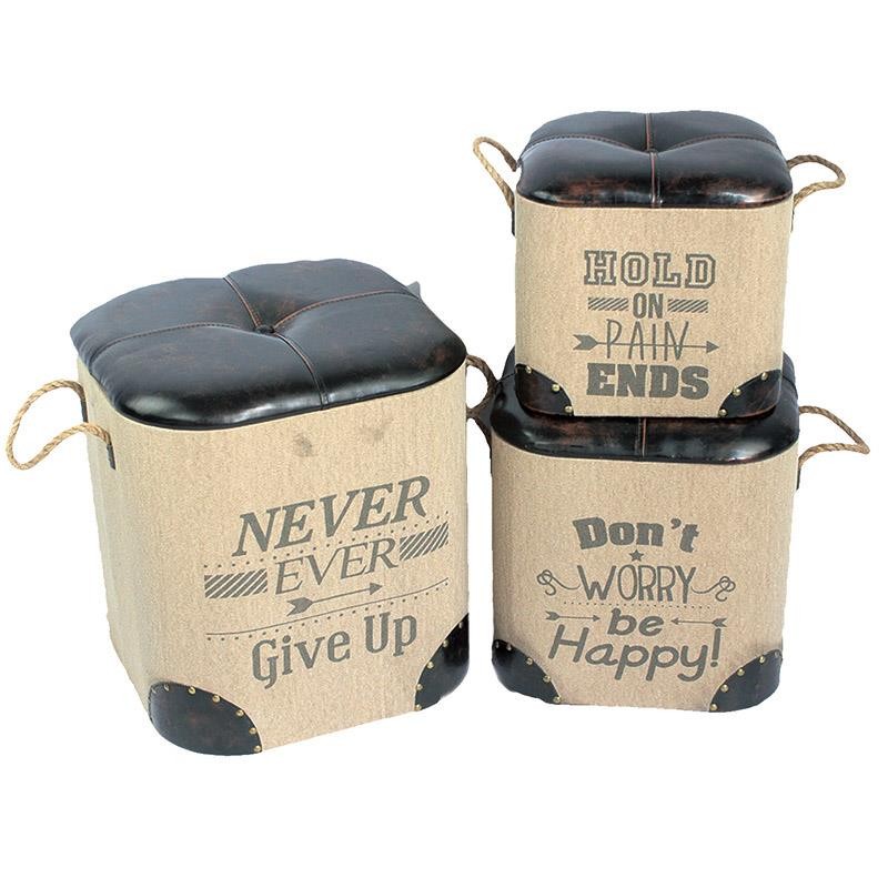 3850491.0001 ПУФ-БОКС, НАБОР 3ШТ TO4ROOMS  - Вид №1