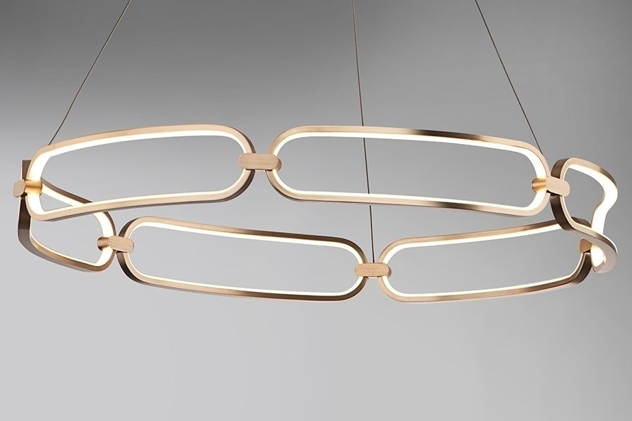 085578 Подвесной светильник Ø80 розовое золото Schuller Colette - Вид №3