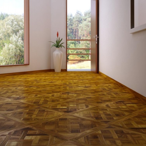 Модульный паркет Marco Ferutti Versailles Versailles Орех американский Натур (Гладкая) 600х600 мм 2600600021 - Вид №4