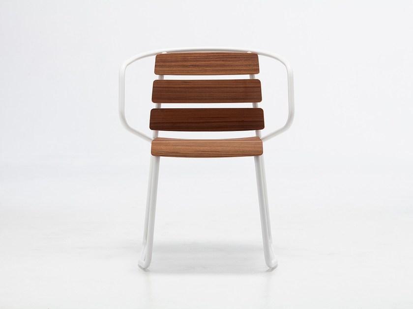 Very Wood Штабелируемый садовый стул из тикового дерева Lido out sun-id-1347594 - Вид №4