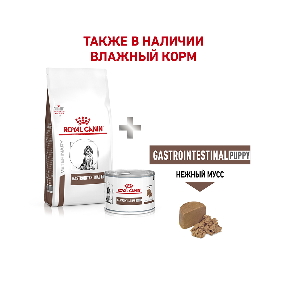 ПР0053520 Корм для щенков Vet Diet Gastro Intestinal Junior GIJ29 при нарушении пищеварения сух. 1кг ROYAL CANIN  - Вид №7