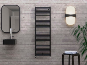 Настенный полотенцесушитель с горячей водой